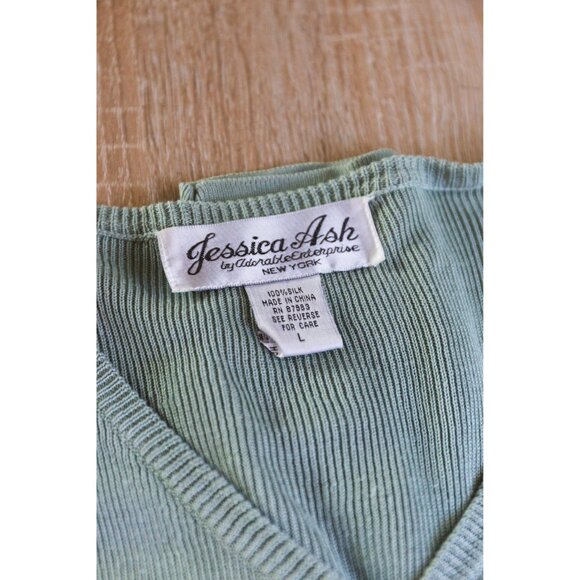 VTG Jessica Ash Silk Cardigan - Picture 5 of 6